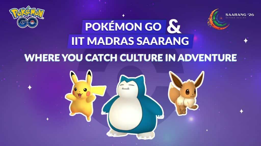 saarang 2026 iit madras pokemon go event