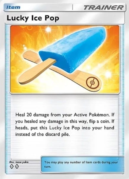 lucky ice pop item card from pokemon tcg pocket