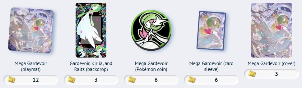 mega gardevoir accessories in pokemon tcg pocket