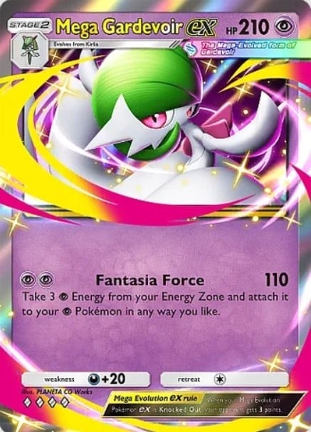 mega gardevoir ex from pokemon tcg pocket fantastical parade set