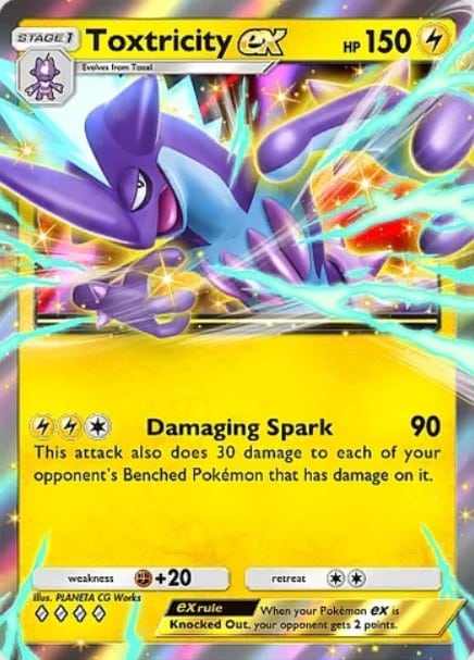 toxtricity ex from pokemon tcg pocket