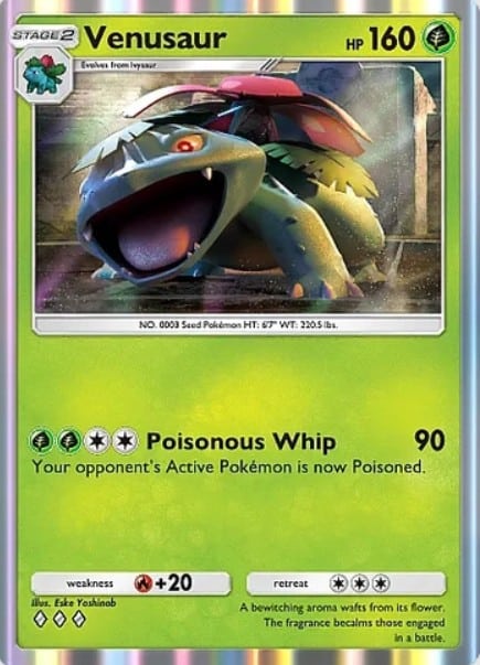 venusaur from pokemon tcg pocket crimson blaze set