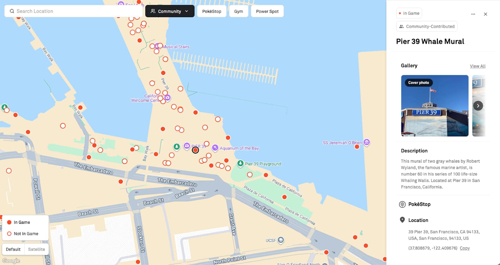 a wayfarer map from niantic
