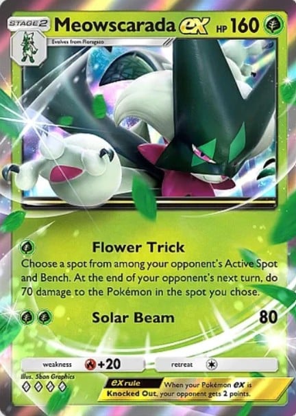 meowscarada ex from pokemon tcg pocket