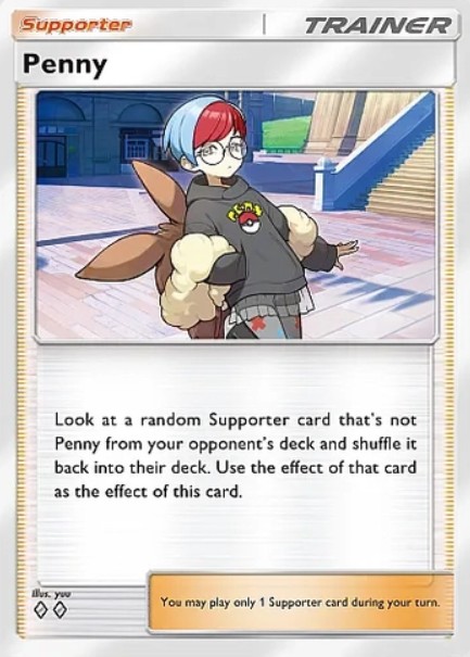 penny supporter from pokemon tcg pocket paldean wonders set