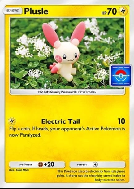 plusle promo from pokemon tcg pocket