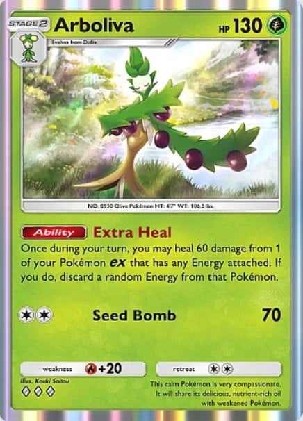 Arboliva de Pokémon TCG Pocket Paldean Wonder Set