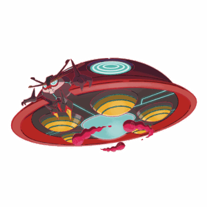 gigantamax orbeetle from pokemon sword and shield