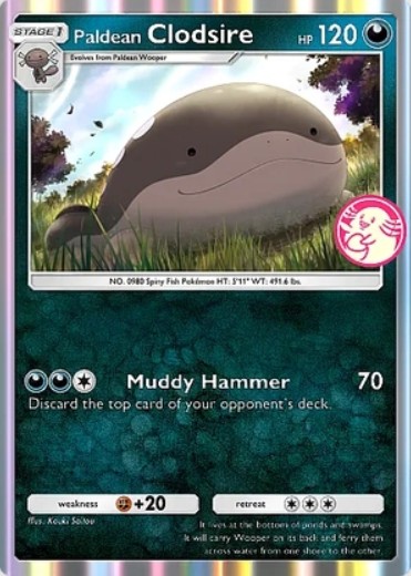 paldean clodsire promo from pokemon tcg pocket