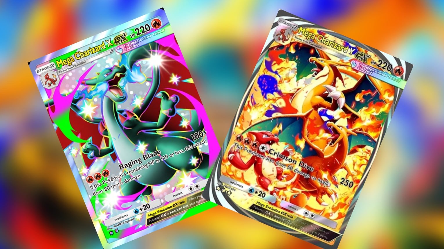 rainbow rare charizard pokemon card Amazon.com: Pokemon - Mega M Charizard-EX (12/83) - Generations main image 0