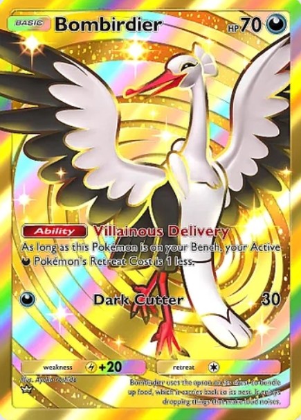 bombirdier crown rare from pokemon tcg pocket pulsing aura set