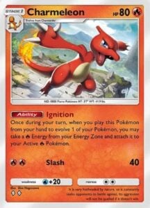 charmeleon from pokemon tcg pocket mega shine set
