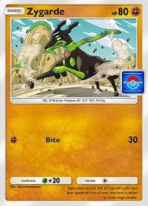 zygarde 10% promo in pokemon tcg pocket