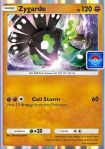 zygarde 50% promo from pokemon tcg pocket