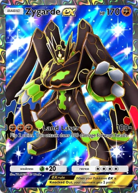 zygarde ex full art from pokemon tcg pocket
