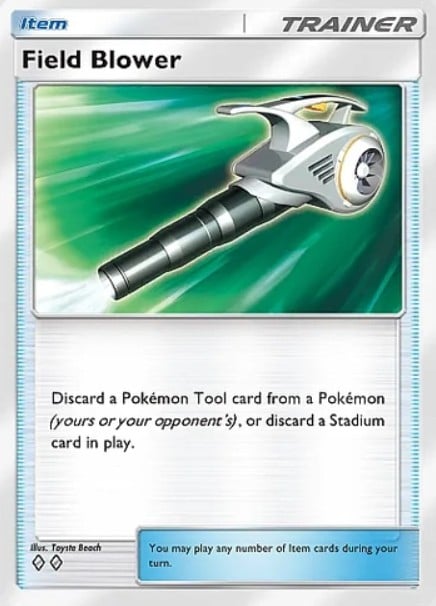 field blower item card from pokemon tcg pocket