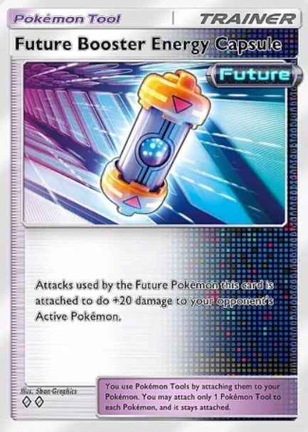future booster energy capsule pokemon tool from tcg pocket paradox drive set