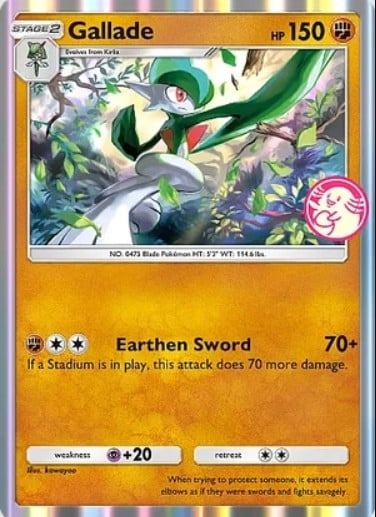 gallade promo from pokemon tcg pocket
