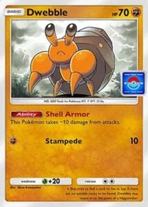 dwebble promo from pokemon tcg pocket