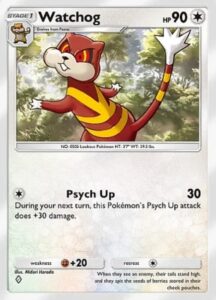 watchog from pokemon tcg pocket pulsing aura set