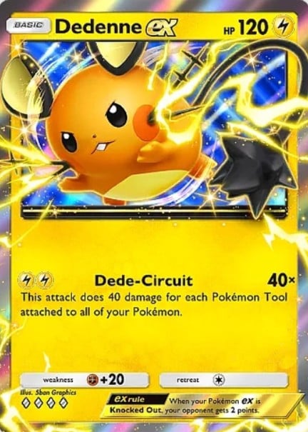 dedenne ex from pokemon tcg pocket everyday wonders set