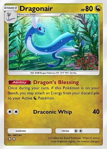 dragonair from pokemon tcg pocket ruler of the skies set