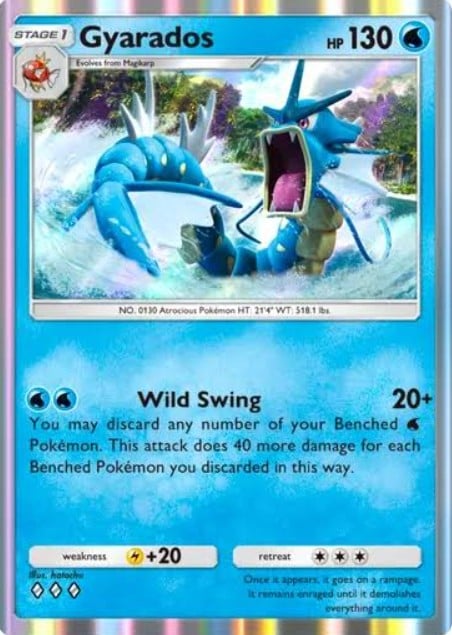 gyarados from pokemon tcg pocket wisdom of sea and sky set