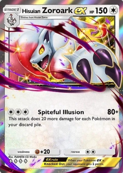 hisuian zoroark ex from pokemon tcg pocket everyday wonders set