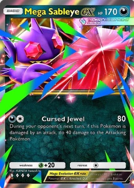 mega sableye ex from pokemon tcg pocket everyday wonders set