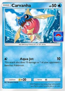 carvanha promo from pokemon tcg pocket