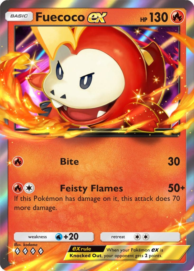 fuecoco ex from pokemon tcg pocket