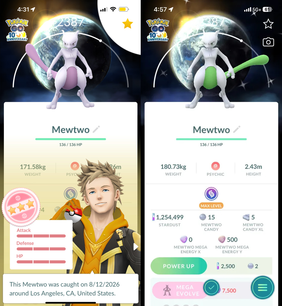 Guaranteed Hundo Mewtwo Timed Research