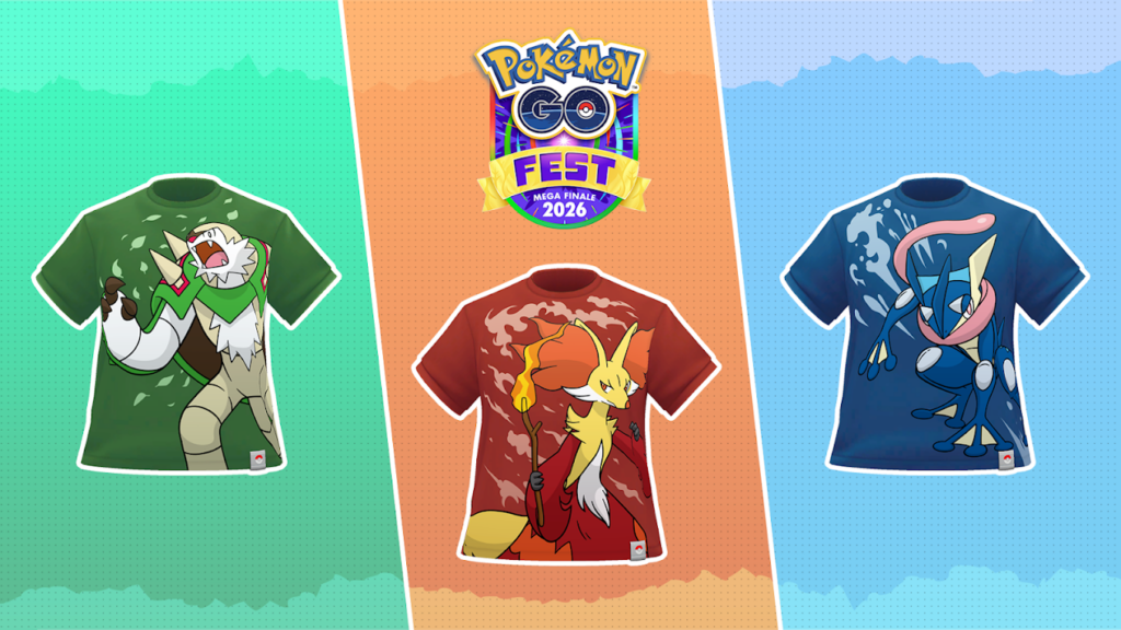 Pokémon GO Fest 2026: Mega Finale Shirts