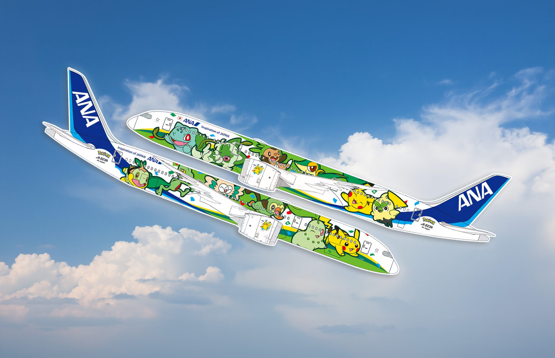 ana pokemon green jet