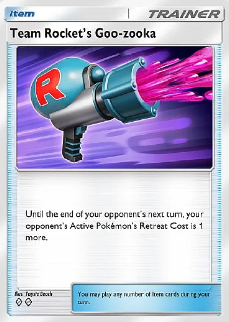 team rocket's goo-zooka item from pokemon tcg pocket