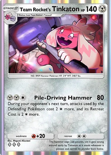 team rocket's tinkaton from pokemon tcg pocket