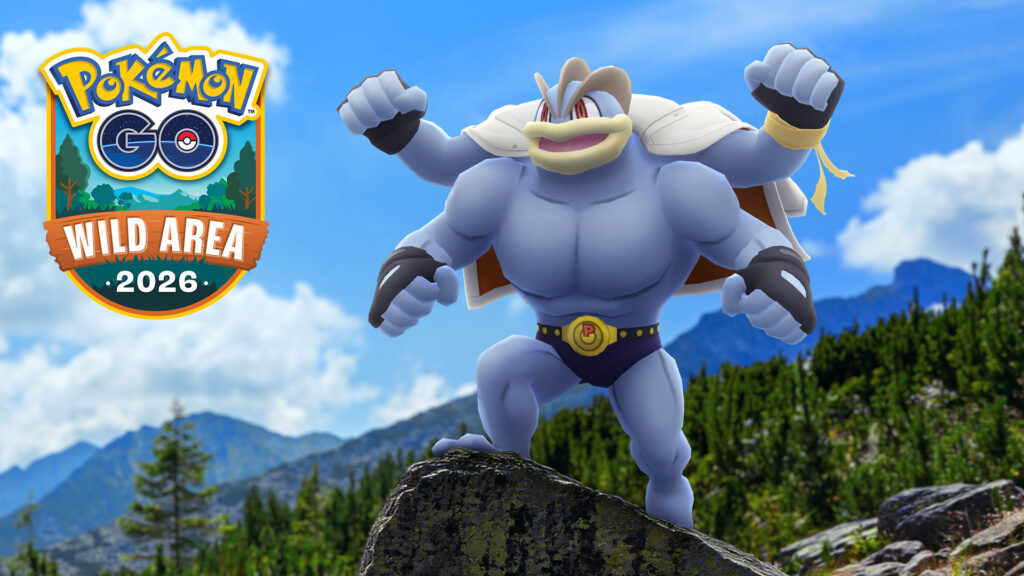GO Wild Area 2026 Machamp with a modern jacke