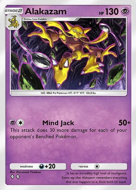 alakazam from pokemon tcg pocket dual fusion set