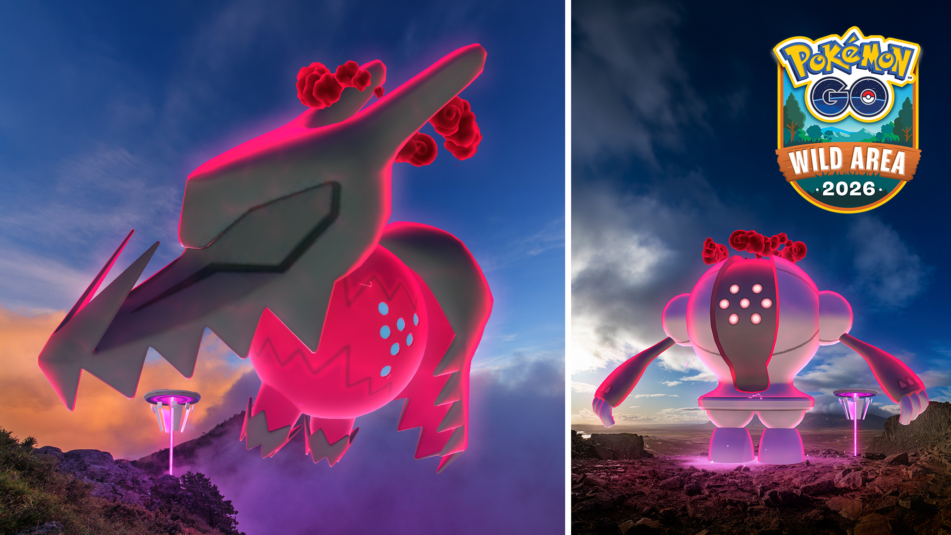 Into the Wild 2026 event artwork featuring Dynamax Pokémon